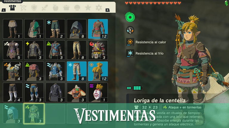 Todas las armaduras de Zelda: Tears of the Kingdom y cómo conseguirlas