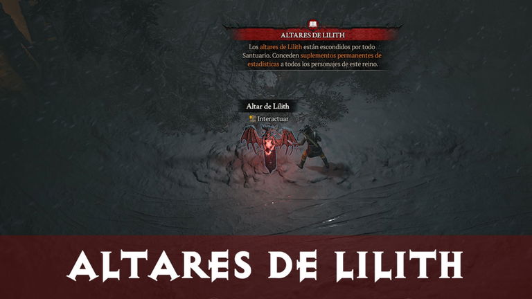 Todos los altares de Lilith de Diablo IV y dónde encontrarlos