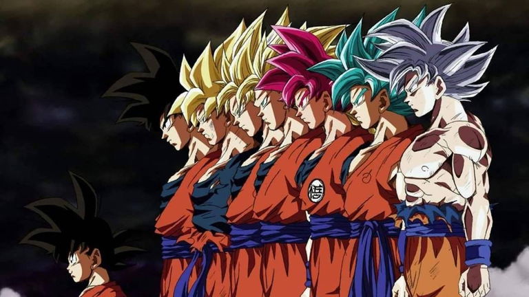 Qué significa el color de pelo de los saiyan en Dragon Ball