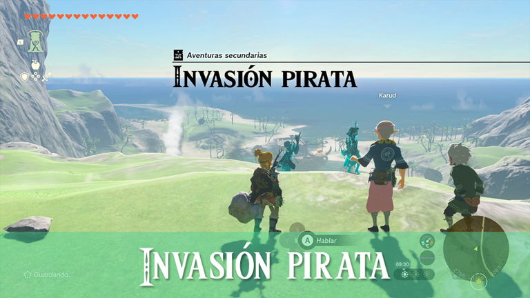 Completar "Invasión pirata" en Zelda Tears of the Kingdom