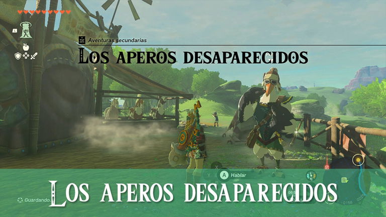Completar "Los aperos desaparecidos" en Zelda: Tears of the Kingdom