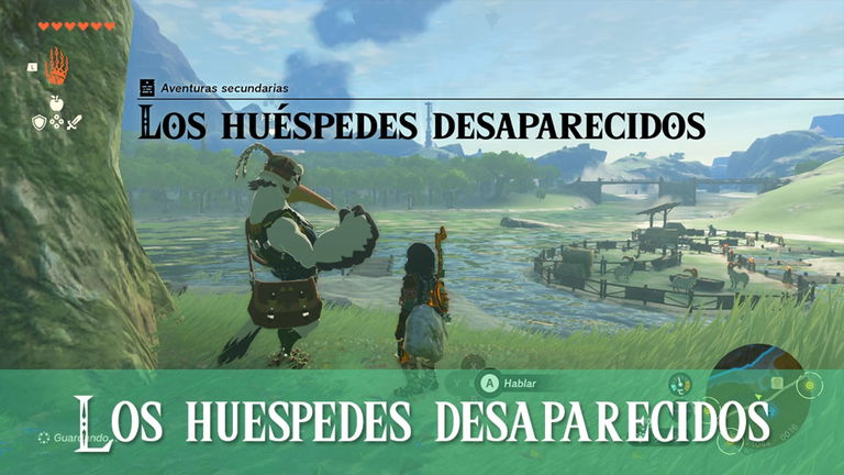 Completar "Los huéspedes desaparecidos" en Zelda: Tears of the Kingdom