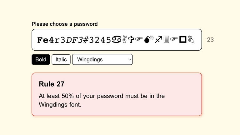 Juega gratis The PassWord Game, tan adictivo y difícil que ni su creador lo ha superado