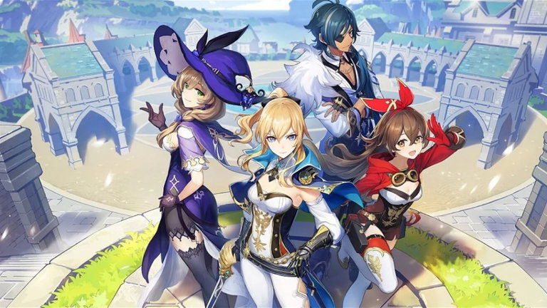 Un seguidor de Genshin Impact construye figuras a escala real de sus protagonistas