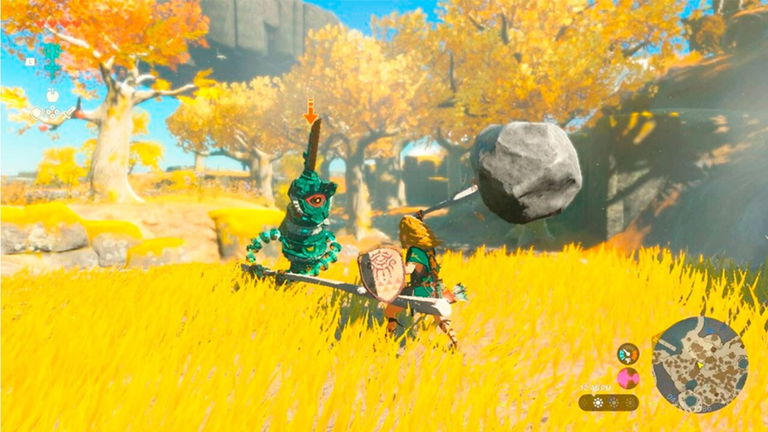 Crean un increíble tanque zonnan en Zelda Tears of the Kingdom que no te puedes perder