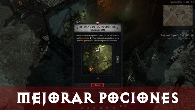 Cómo mejorar y ampliar el número de pociones en Diablo IV