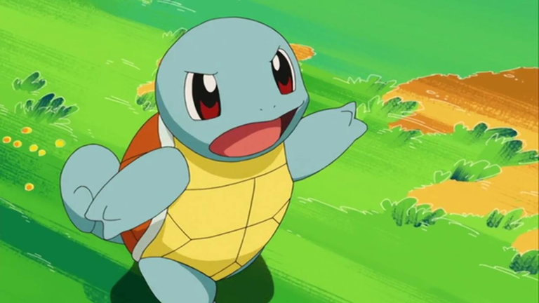 Esta pintura al más puro estilo japonés del Pokémon Squirtle te dejará con la boca abierta