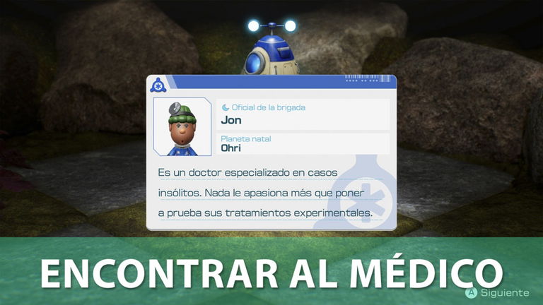 Dónde encontrar al médico de la brigada en Pikmin 4