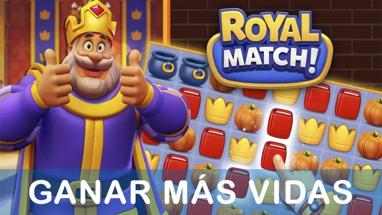 Cómo recuperar y conseguir mas vidas en Royal Match