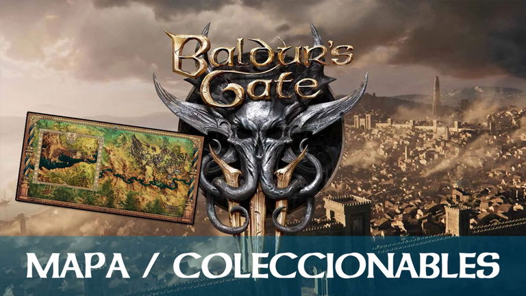 Mapa completo y coleccionables de Baldur's Gate 3