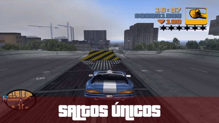 Todos los saltos únicos de GTA 3 y recompensas