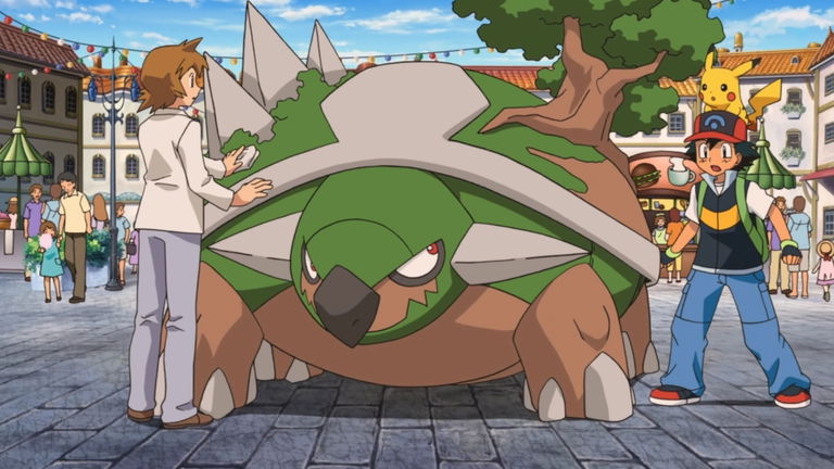 Así de genial sería una versión de tipo fantasma del Pokémon Torterra