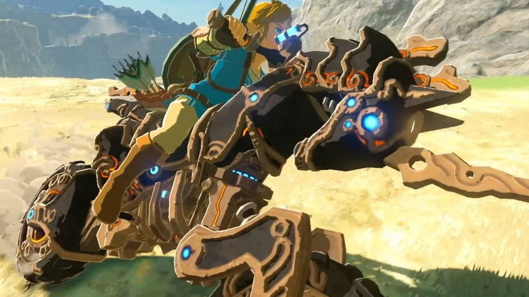 Crean en Zelda: Tears of the Kingdom una futurista moto voladora que gira en 360º