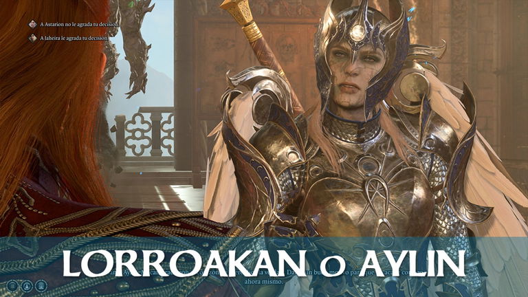 Ayudar a Lorroakan o la Dama Aylin en Baldur's Gate 3