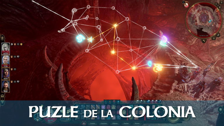 Solución al puzle de la colonia de azotamentes en Baldur's Gate 3