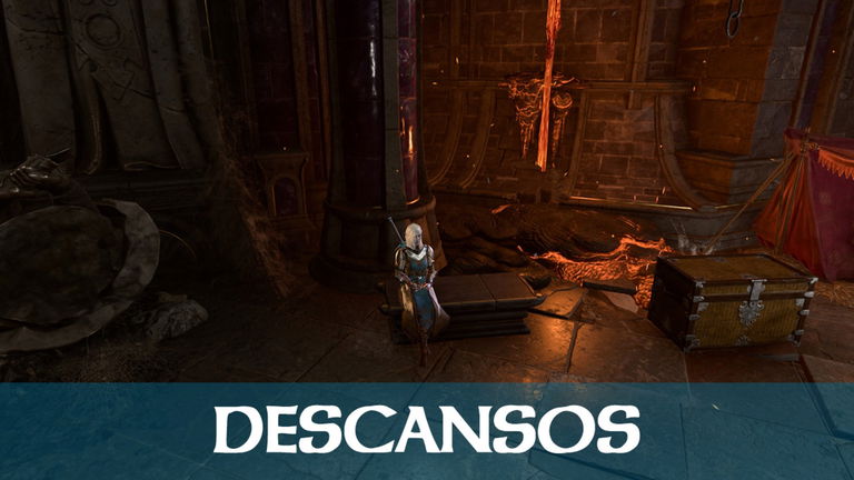 Diferencia entre descansos cortos y largos en Baldur's Gate 3