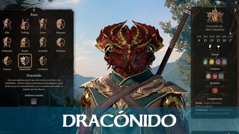 Dracónido en Baldur's Gate 3: características de raza y mejores clases