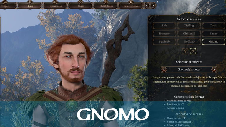 Gnomo en Baldur's Gate 3: características de raza y mejores clases