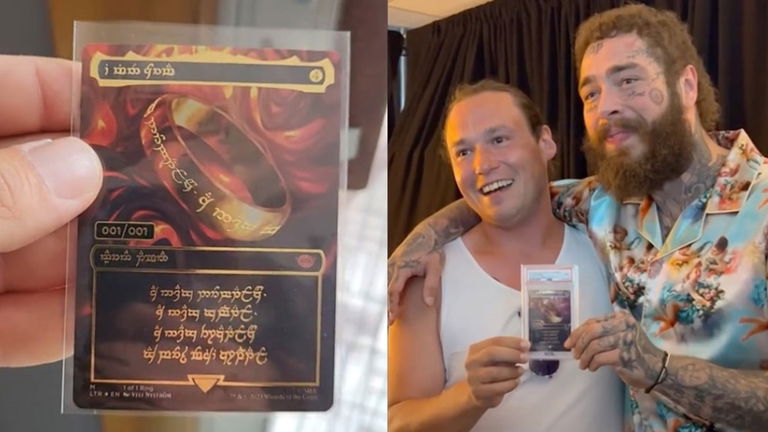 El usuario que se hizo rico con la carta del Anillo Único de Magic cuenta en qué gastará todo su dinero