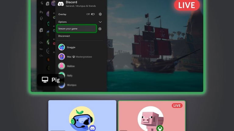 Discord se actualiza en Xbox y ya permite hacer streaming de juegos con tus amigos