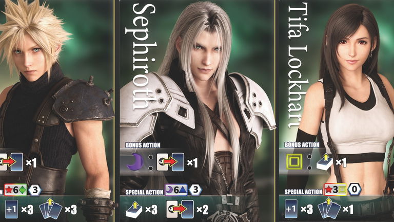 Final Fantasy VII Remake revela su juego de cartas oficial
