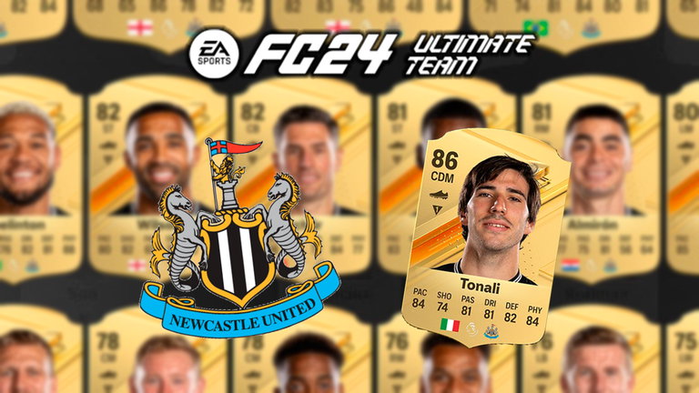 EA Sports FC 24 Ultimate Team: filtradas las cartas del Newcastle. Tendría a los mejores MCs para empezar