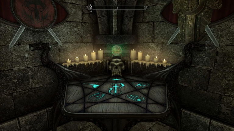 Un fan manitas construye una increíble mesa de encantamientos de Skyrim en la vida real