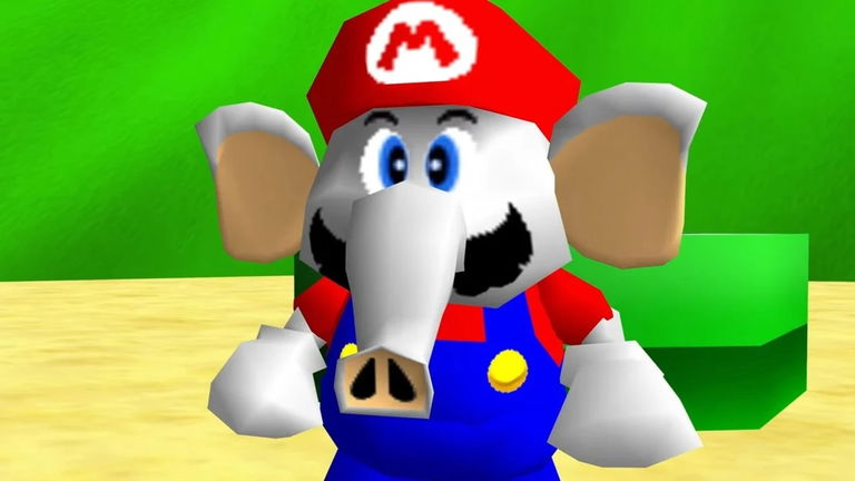 Super Mario 64 consigue el Mario elefante con un divertido mod