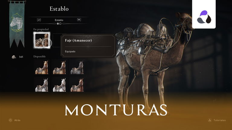 Como cambiar de montura o águila en Assassin's Creed Mirage