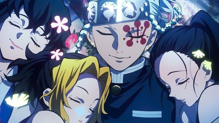 Por qué Tengen Uzui tiene tres esposas en Kimetsu no Yaiba