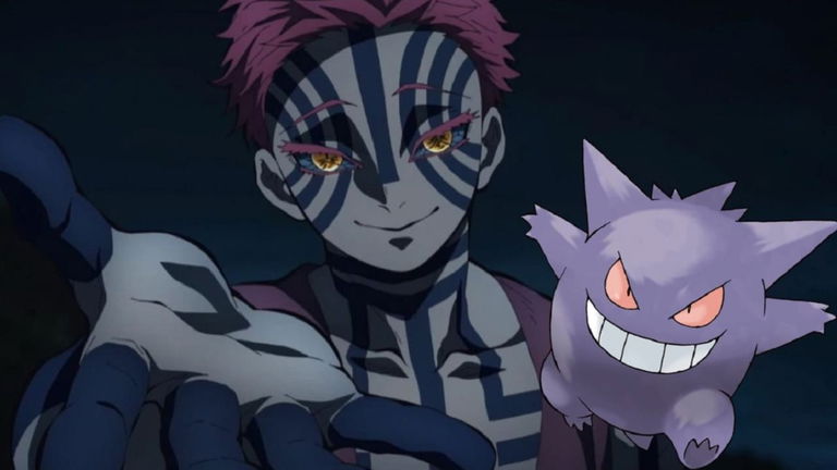 Pokémon: este fanart imagina a Gengar como una Luna Superior de Demon Slayer y luce increíble