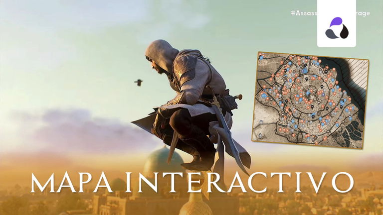 Assassin's Creed Mirage: acceso al mapa interactivo con todos los coleccionables