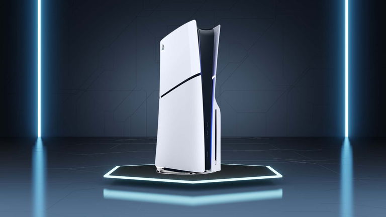 Esta comparativa de PS5 Slim con el modelo actual muestra su tamaño desde varias perspectivas