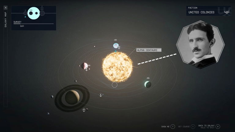 Todos los sistemas estelares de Starfield llevan nombres de científicos famosos
