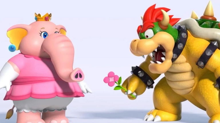 Bowser reacciona a Peach elefante en un nuevo anuncio de Super Mario Bros. Wonder