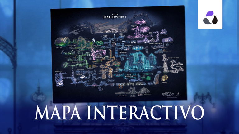 Acceso al mapa interactivo de Hollow Knight para descubrirlo todo