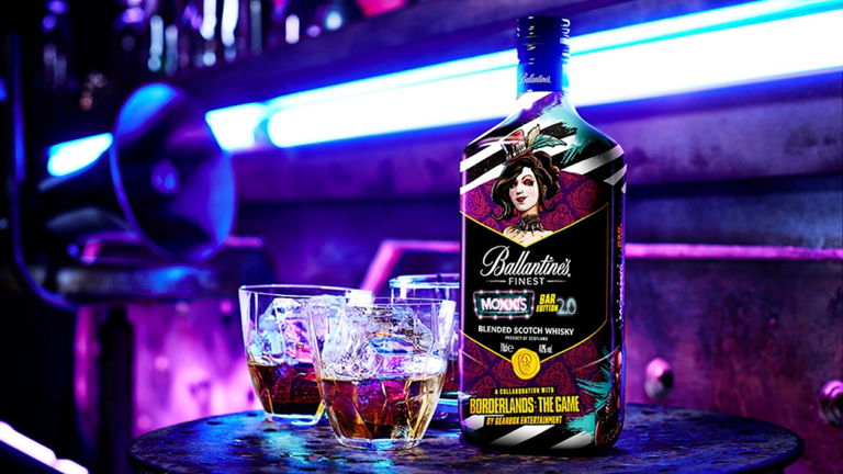 Ballantine's vuelve a colaborar con Borderlands para traer la versión 2.0 de la botella Moxxi's Bar Edition