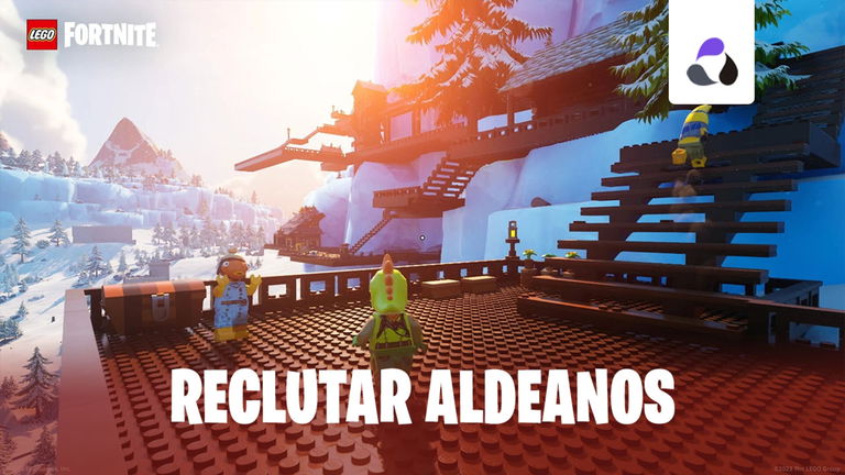 Cómo reclutar más aldeanos para el pueblo en LEGO Fortnite