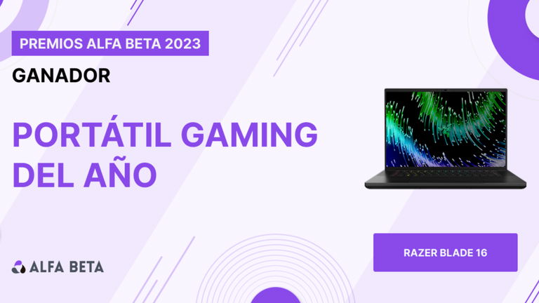 Premios Alfa Beta 2023: el Razer Blade 16 se corona como el portátil gaming del año