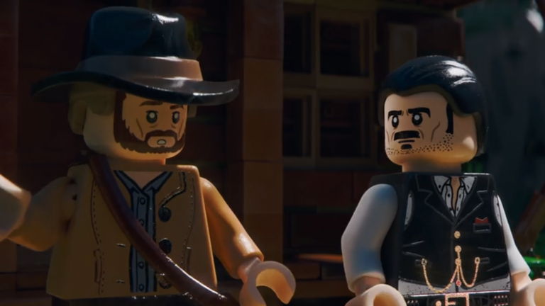 Así sería Red Dead Redemption 2 al estilo de LEGO: no te pierdas esta brutal animación