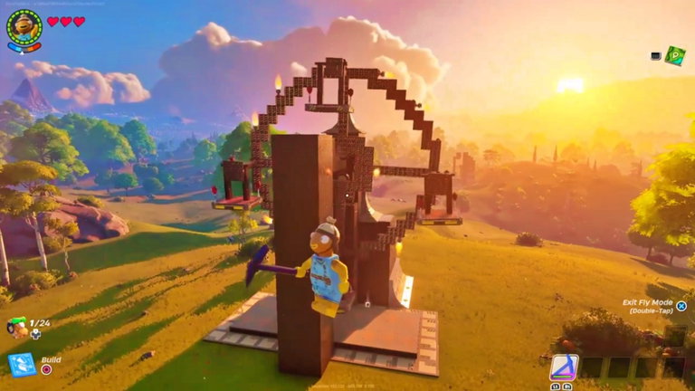 Un jugador crea una rueda de la fortuna completamente funcional en LEGO Fortnite