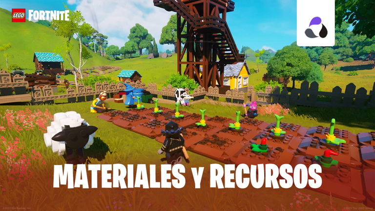 Todos los materiales y recursos de LEGO Fortnite