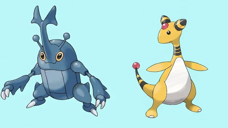 Esta es la increíble fusión de los Pokémon Heracross y Ampharos