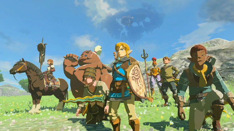 Un jugador de Zelda Tears of the Kingdom construye un dragón que escupe fuego por todo Hyrule