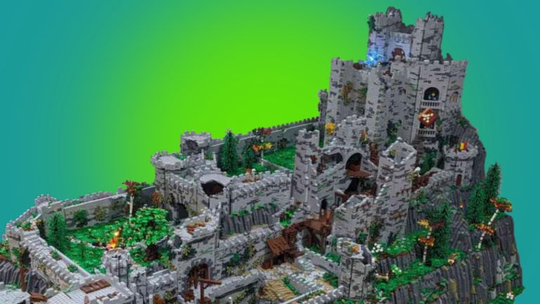 Un seguidor de LEGO comparte su creación más grande: un castillo de 80.000 piezas