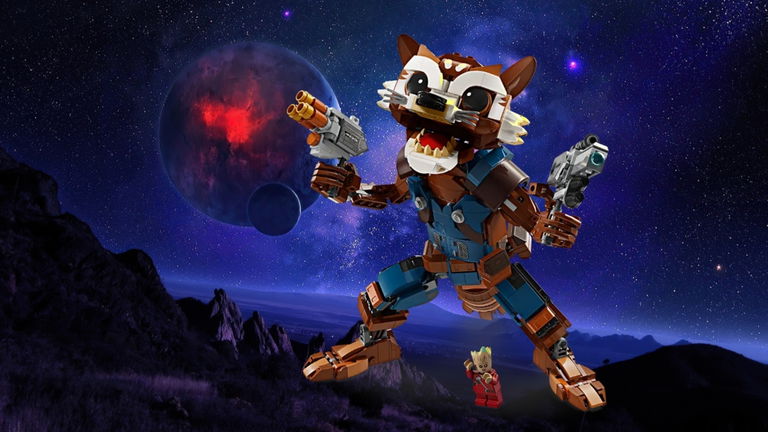 Rocket y Baby Groot se ven increíbles en sus propias versiones de LEGO Marvel