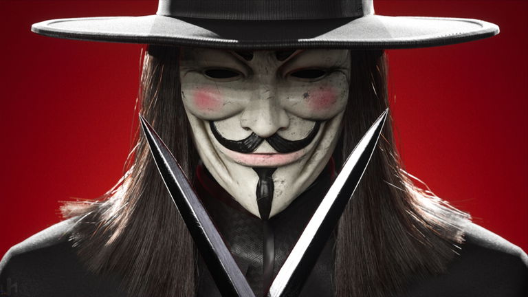 V de Vendetta recibe un impresionante rediseño cyberpunk