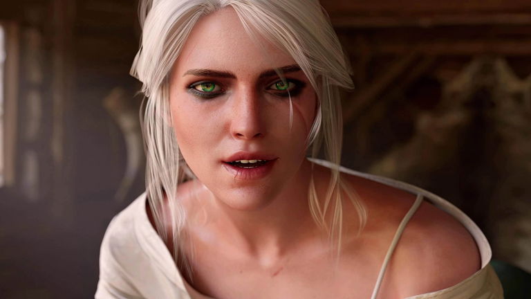 Un jugador de The Witcher III: Wild Hunt descubre un nuevo mapa explorable mientras juega con Ciri