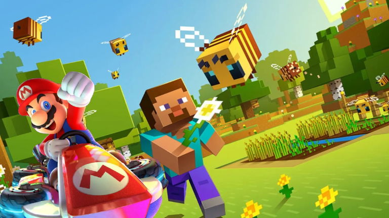 Recrean un circuito de Mario Kart en Minecraft y el resultado es genial