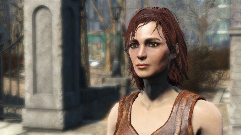 Fallout 4: esta imagen muestra a Cait utilizando una escopeta de la manera más inesperada